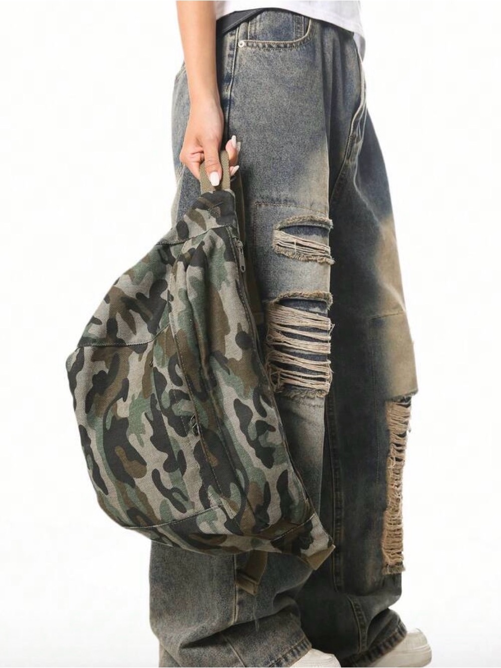 Camo Canvas Bum/Backpack